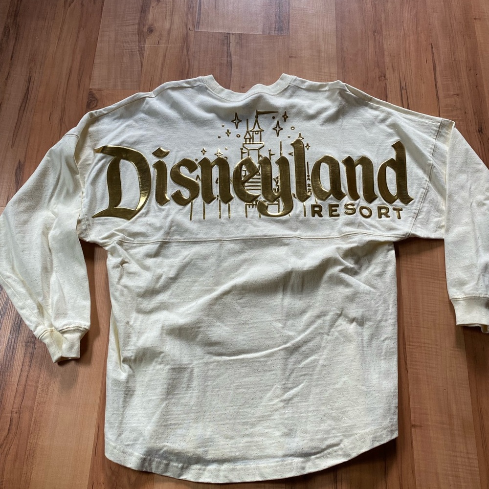 Disneyland Resort Cream Long Sleeve Shirt